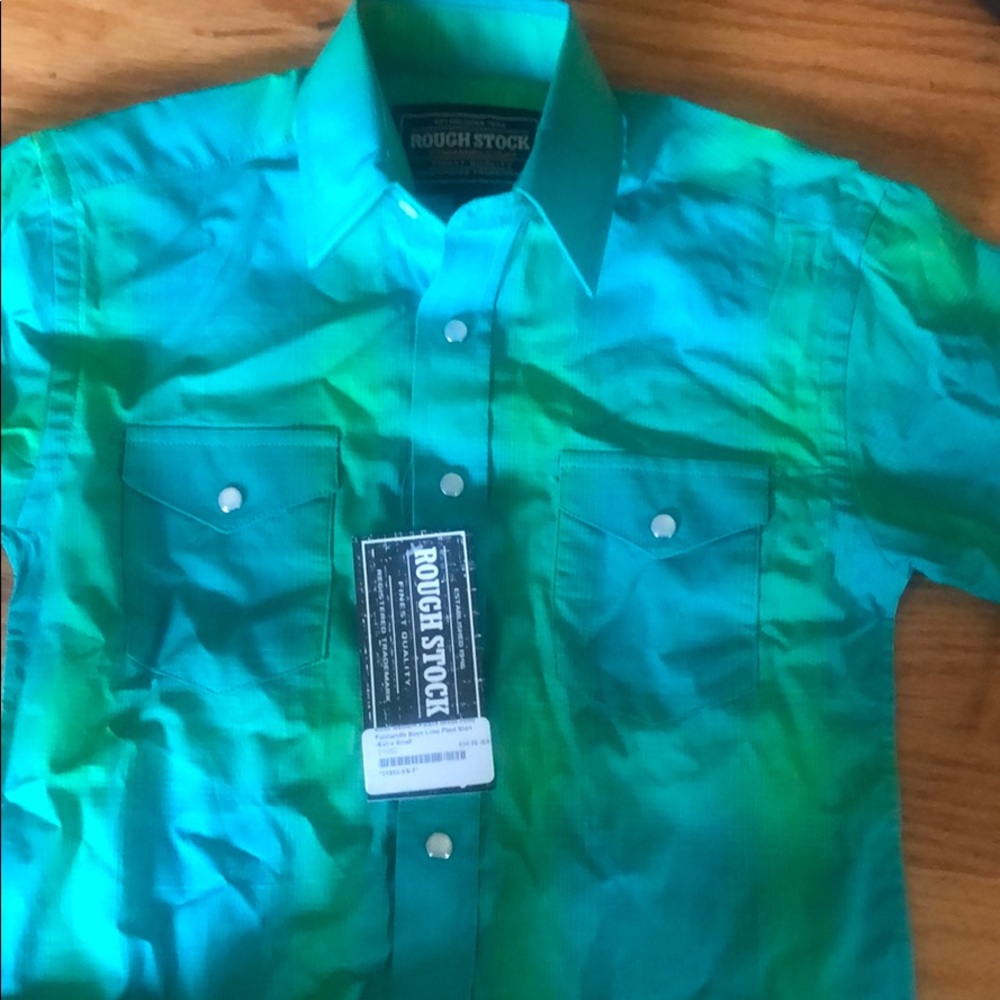 Boys western leadline rodeo shirt NWT toddler 4